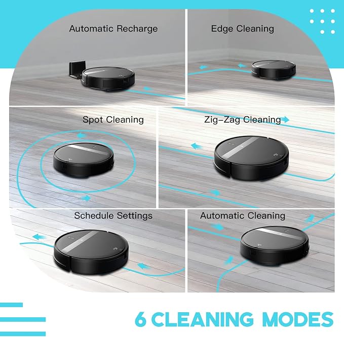 Robot Vacuum and Mop Combo, App/Alexa Control, Smart Robot Vacuum Cleaner - Image 4