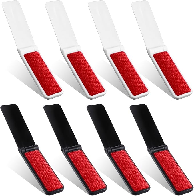8PCS Mini Lint Brushes, Portable Foldable Lint Brush by Yolev