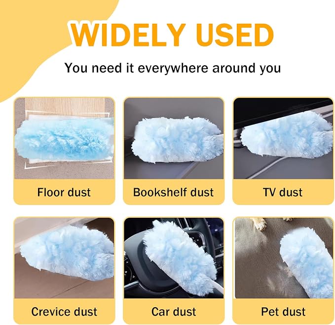 50PCS 360° Duster Refill for Swiffer Duster, Heavy Duty Refills Disposable - Image 5