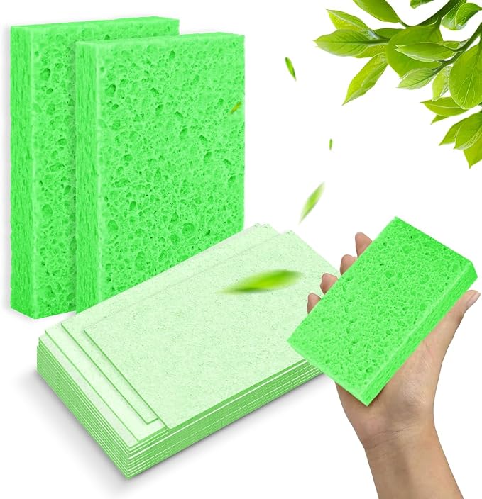 6 - Pack Non-Scratch Scrub Sponges - Sponges - Image 2