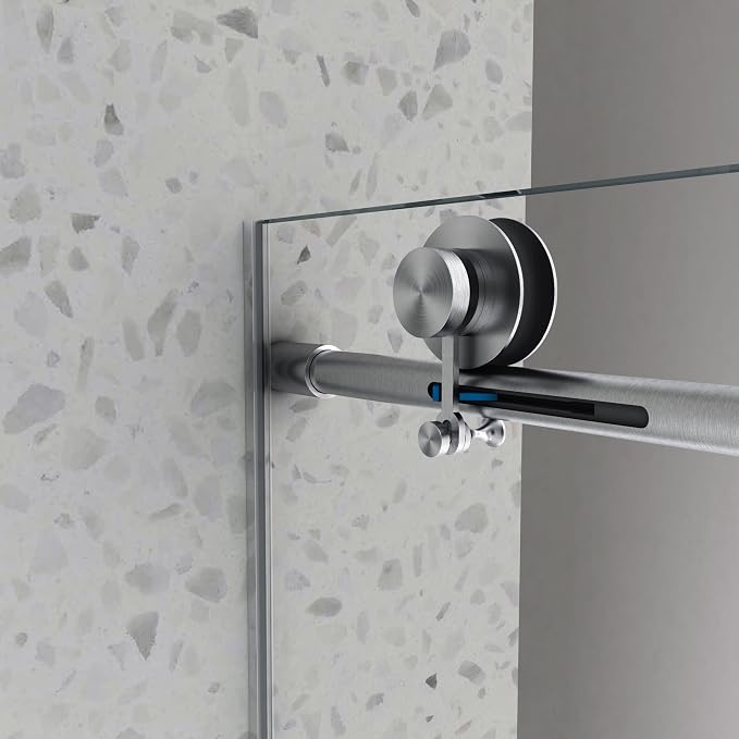 Favfurish Single Sliding Shower Door, Bathroom Glass Door - Image 6
