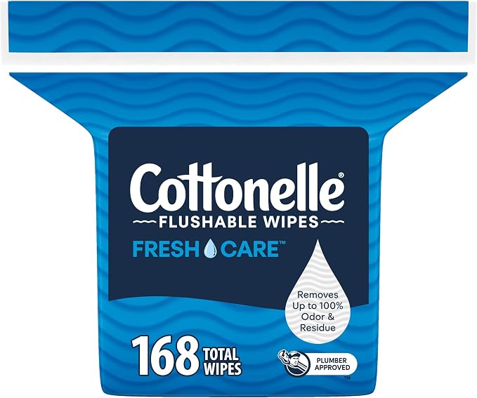 Cottonelle Fresh Care Flushable Wet Wipes, Adult Wet Wipes, 1 Refill Pack by Cottonelle%C2%AE