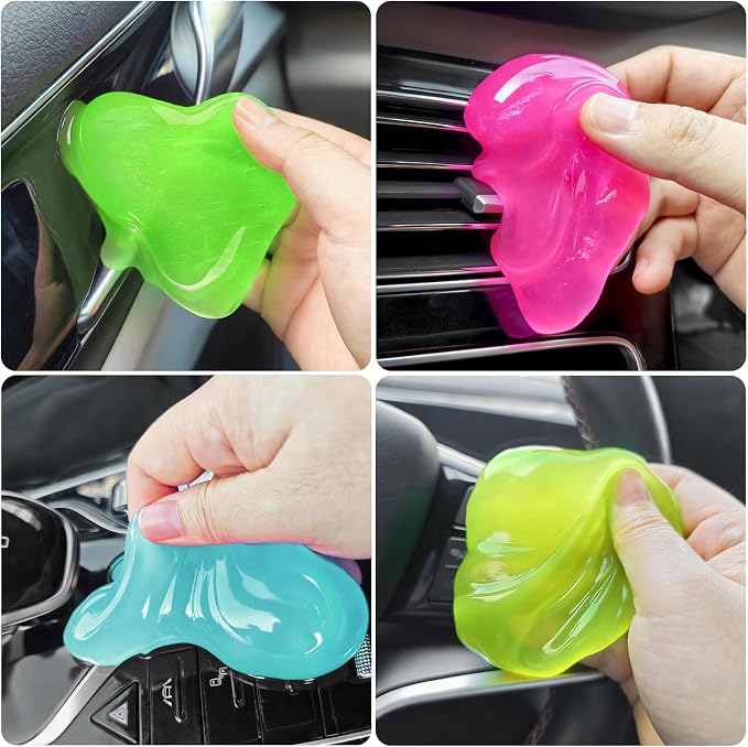 Car Cleaner Gels-4 Pack, Cleaning Gel - Image 3