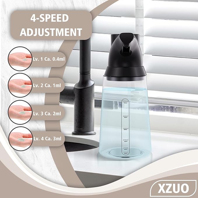 Automatic Soap Dispenser Touchless 23.7oz/700ml Rechargeable Liquid Soap Bottle - Image 4