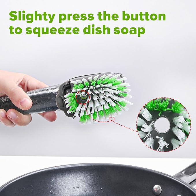 Dishwand Brush Refill, 8 Pack Dish Brush Refills Compatible - Image 4