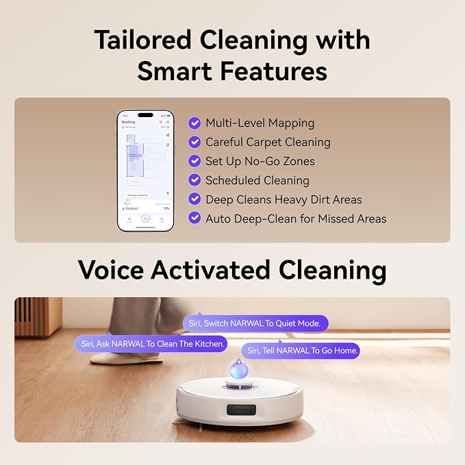 NARWAL Freo X10 Pro Robot Vacuum and Mop Combo, 000Pa Suction, DualFlow - Image 10