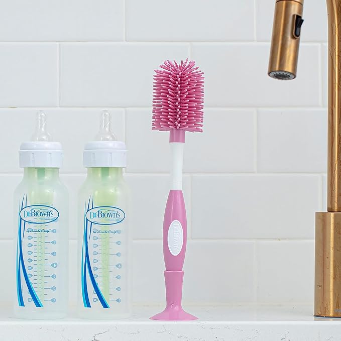 Dr. Brown's Soft Touch No Scratch Baby Bottle Cleaning Brush, Nipple Cleaner - Image 11