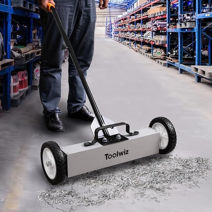 Toolwiz 18 Inches 26 Lbs Magnetic Sweeper Magnetic Pickup Tool - Image 2