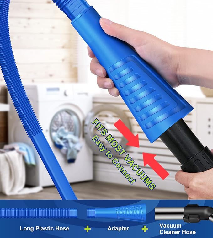 Sealegend 2 Pieces Dryer Vent Cleaner Kit, Dryer Lint Vacuum Attachment - Image 3