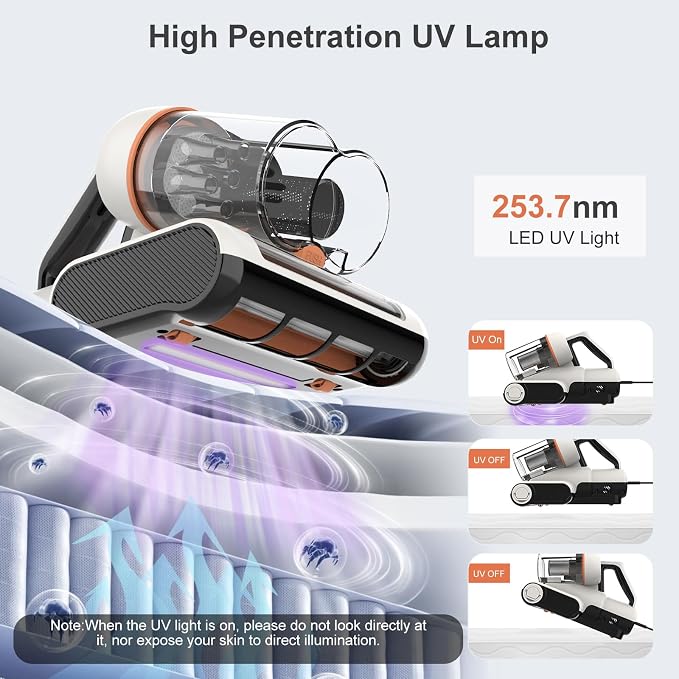 Bestauty Bed Vacuum Cleaner, 500W Mattress Cleaner - Image 3