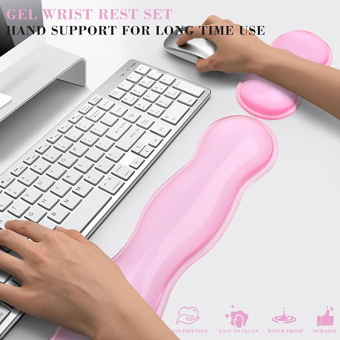 Gel Wrist Rest for Keyboard and Mouse, Wrist Rest for Keyboard, Mouse Wrist - Image 6