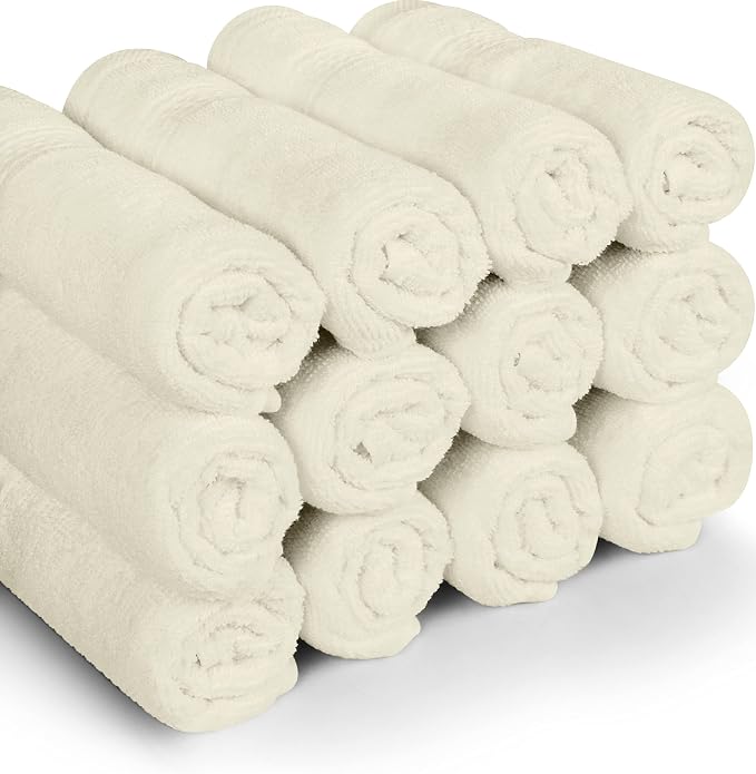 Utopia Towels 12 Pack Premium Wash Cloths Set, 12 by 12 Inches, 100% Cotton - Image 4