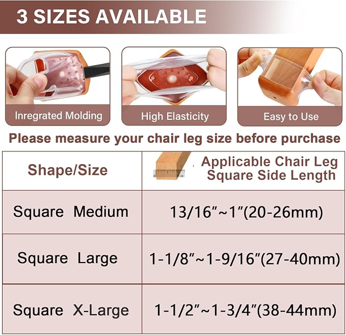 Chair Leg Floor Protectors Chair Leg Protectors - Image 4