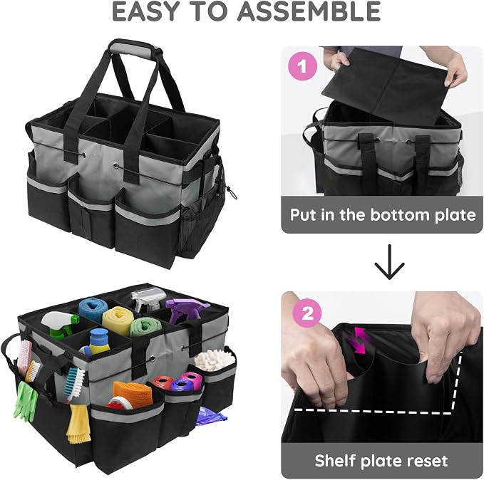 ZKOO Large Cleaning Caddy Bag - Image 5