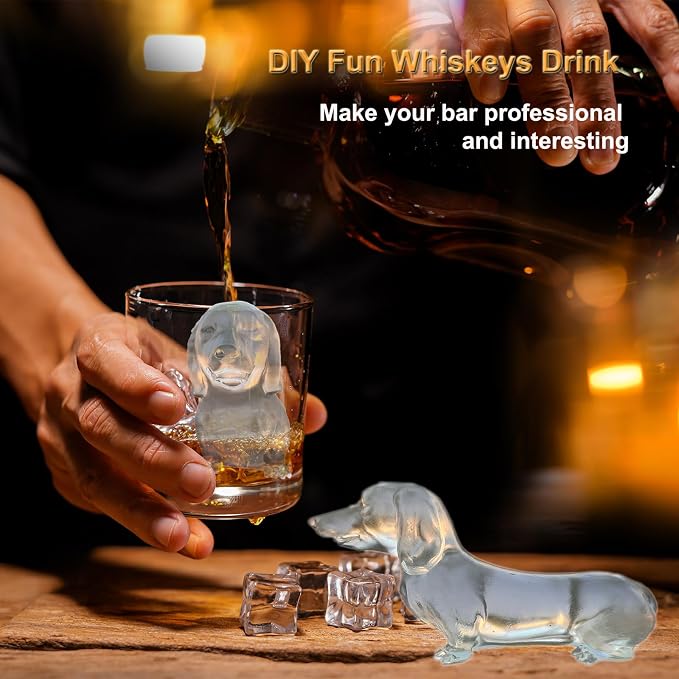 3D Dachshund Ice Cube Tray Molds Silicone - Image 3