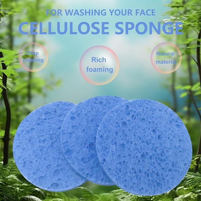 50-Count Large Compressed Facial Sponges - Image 6