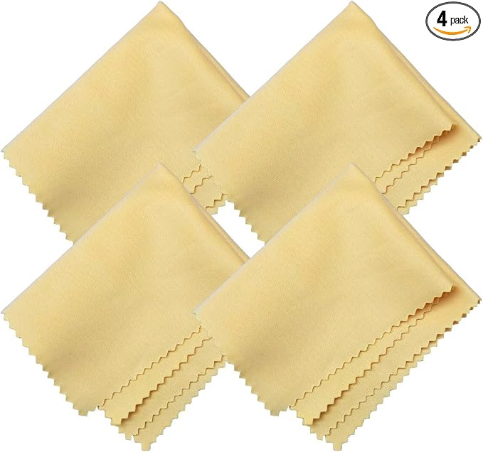 Microfiber Screen Cleaning Cloths, HTTX 4-Pack 6 x 7 inches by HTTX