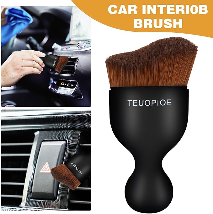 Car Interior Cleaning Brush, Car Duster Interior, Car Detailing Brush Dusting - Image 5