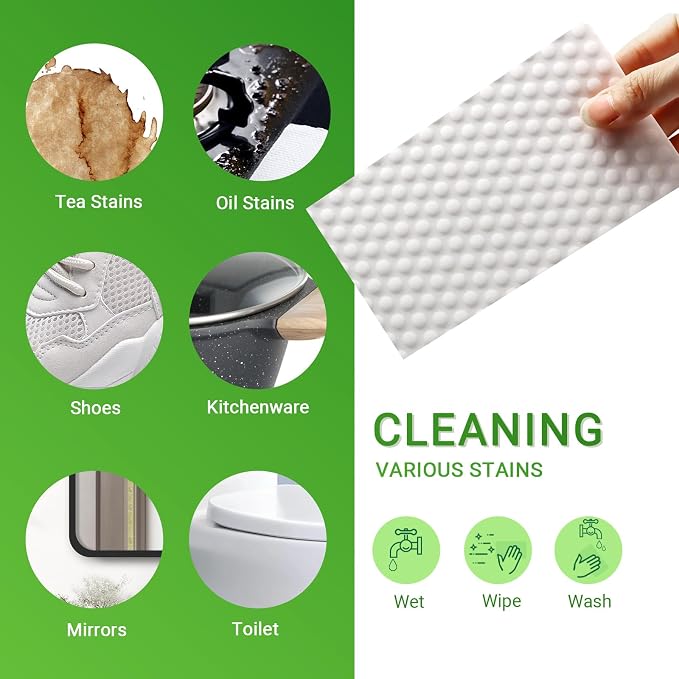 Magic Sponge Eraser Sheets- Garvonti 60 Pack Melamine Foam Sheet in Bulk - Image 4