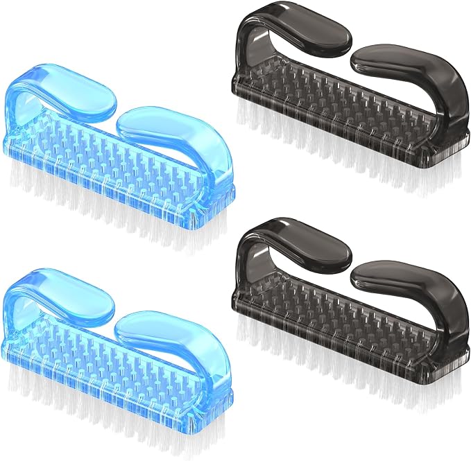 Handle Grip Cleaning Nail Brush, Larbois Nail Brushes Hand Fingernail Brush by Larbois