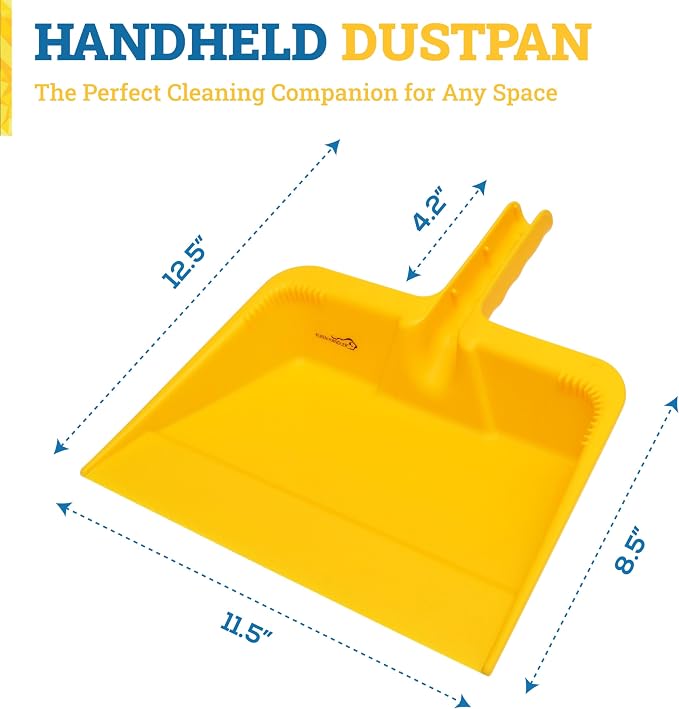 KLEEN HANDLER Heavy-Duty Plastic Handheld Dust Pan - Image 5