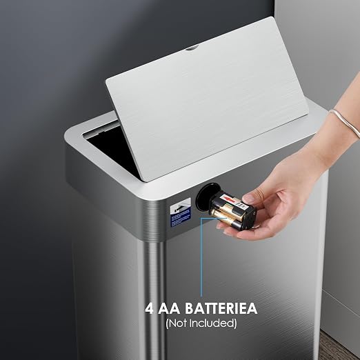 TLSUNNY 16 Gallon Motion Sensor Trash Can, Touchless Automatic Garbage Can - Image 6