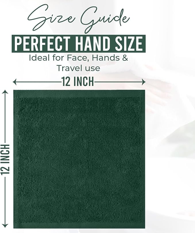 DAN RIVER 24 Pack Wash Cloths for Showering - Image 2