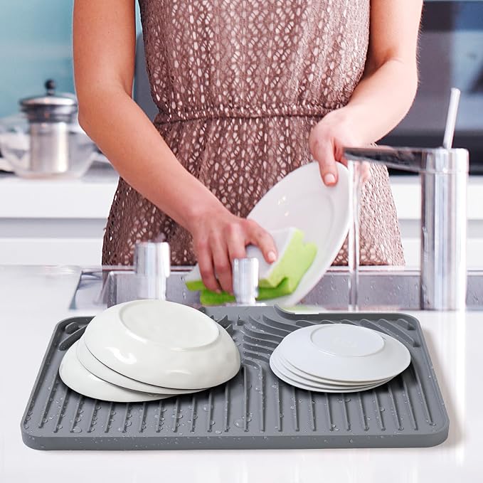 Dish Drying Mat for Kitchen Counter, - Image 7