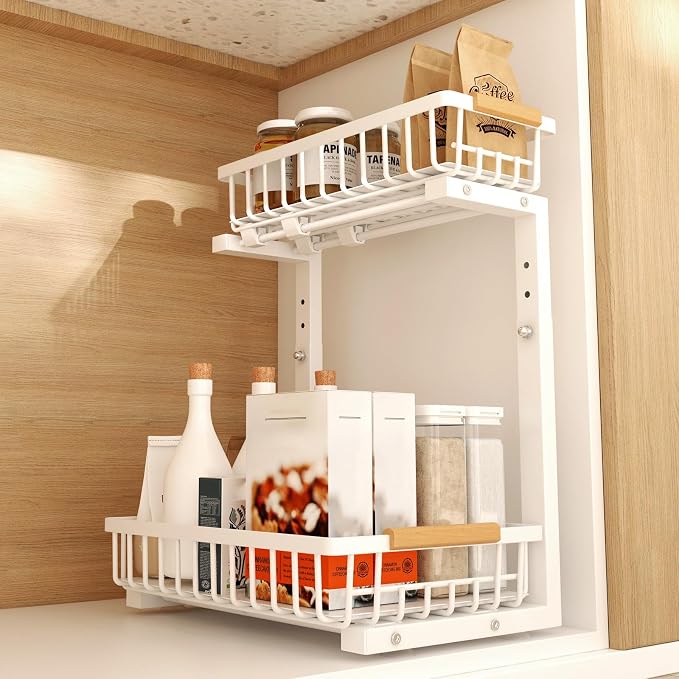 Under Sink Organizer, Under Sink Organizers and Storage, 2-Tier Pull Out Under by Unknown