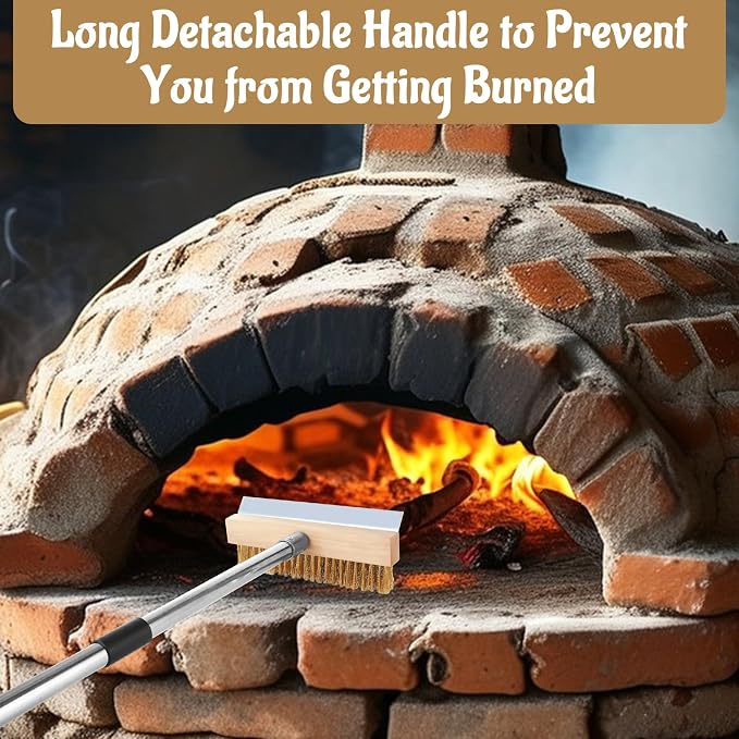 1 Pcs Adjustable Pizza Oven Brush - Image 4