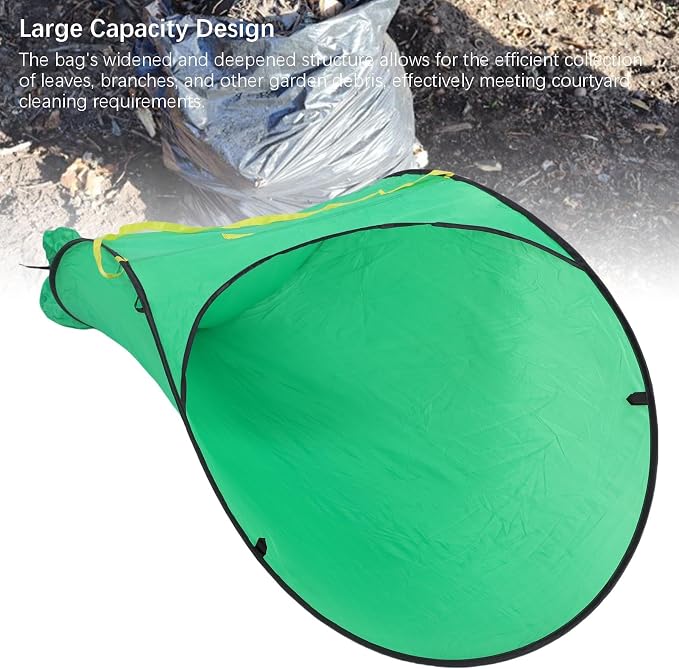 Pssopp Pop Up Leaf Collector, Portable Foldable Leaf Bags Dust Pan Convenient - Image 8