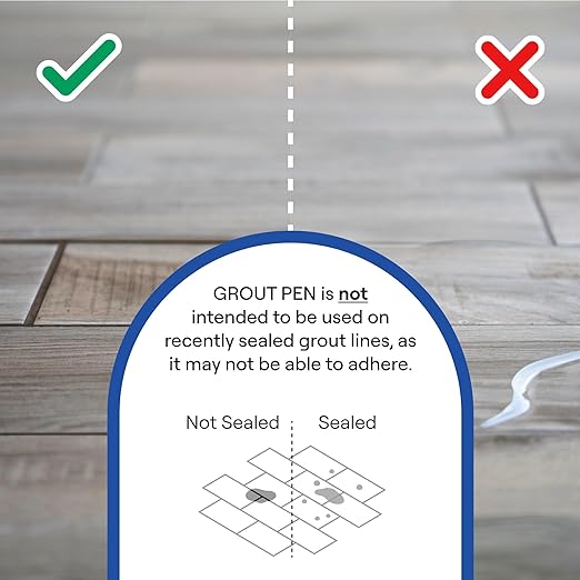 Grout Pen White Tile Paint Marker: Waterproof Grout Paint, Tile Grout Colorant - Image 8