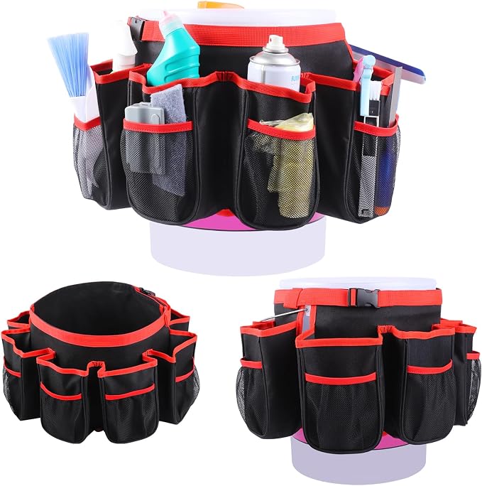 Bucket Cleaning Tool Organizer, Wash Tool Caddy 5-Gallon Organizer, 5 Gallon by ZIORS