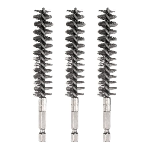 HARFINGTON 3pcs Stainless Steel Bore Brush 17mm Dia Cleaning Wire Brush by HARFINGTON
