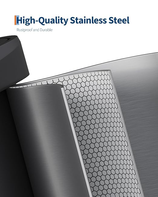 16 Gallon Trash Can, Stainless Steel Kitchen Garbage Can, Recycling or Waste Bin - Image 6