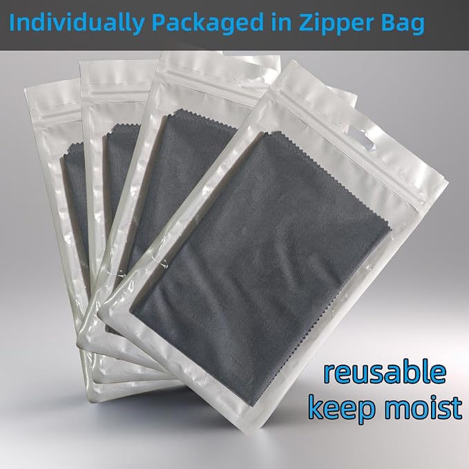 Silicone Gun Cleaning Cloth, Reusable Microsuede Cleaning/Polishing Wipes Towels - Image 5