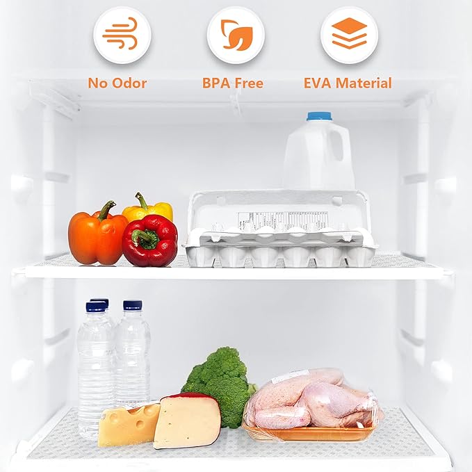 Shelf Liners for Kitchen Cabinets Refrigerator Liners Waterproof Kitchen - Image 4