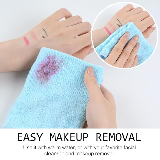 SINLAND Microfiber Facial Cloths Fast Drying Washcloth 12inch x 12inch - Image 4