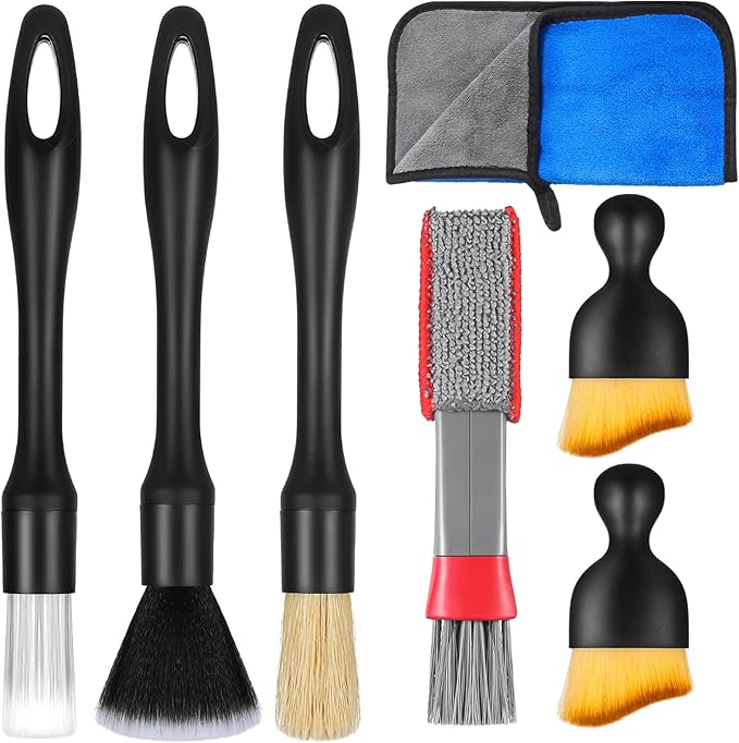 Car Detailing Brush, Automotive Interior Dusting Brush, Car Cleaning Brush by Zhtulck