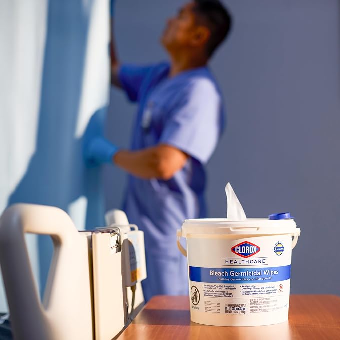 Clorox Healthcare Bleach Germicidal Wipes - Image 5