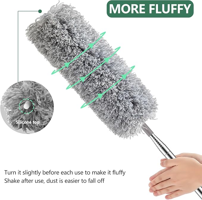 SetSail Dusters for Cleaning, 100-inch Extra-Long Cobweb Duster - Image 5