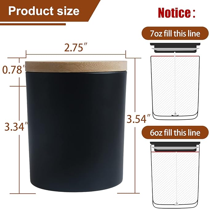 CONNOO 15 Pack 7 OZ Halloween Candle Jars - Image 2