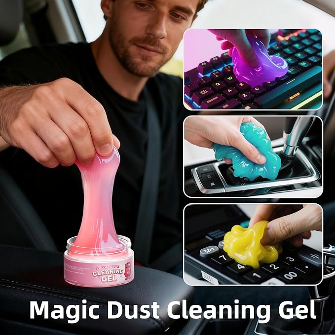 Car Cleaning Gel Reusable 5pack - Image 7