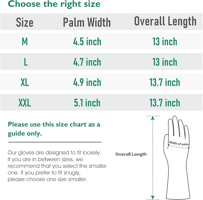 COOLJOB Heat Resistant Oven Gloves, Waterproof Liquid Silicone BBQ Grilling - Image 7
