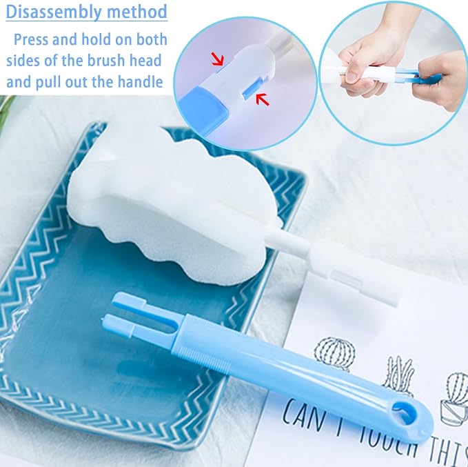 INVODA 4PCS Sponge Cup Brush - Image 6