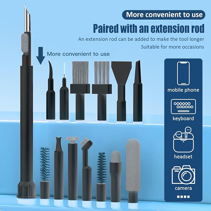 Keyboard Cleaning Kit Laptop Cleaner, 32-in-1 Computer Screen Cleaning Brush - Image 7