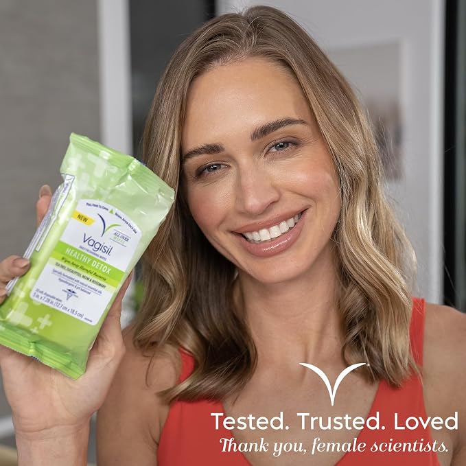 Vagisil Wipes for All Over Cleaning, Health Detox, Formulated - Image 6