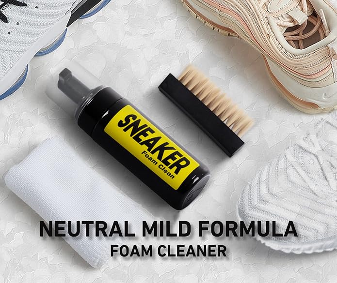 COZGO Shoe Cleaner Kit for Sneaker, Water-Free Foam Sneaker Cleaner 5.3Oz - Image 7