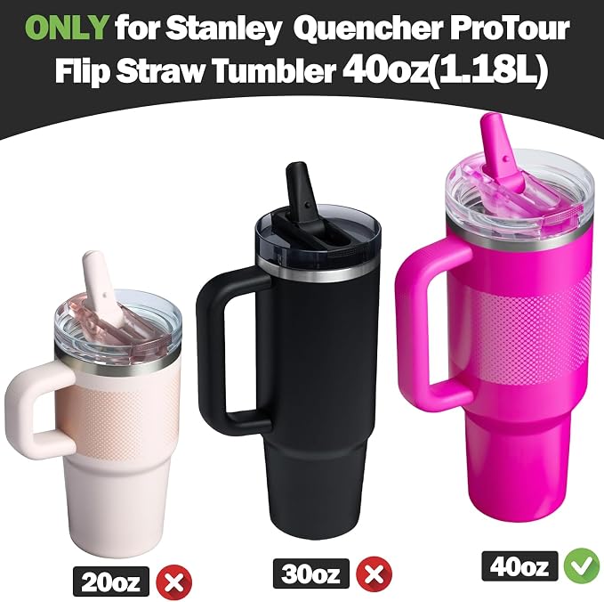Replacement Straws for Stanley Quencher ProTour Flip Straw Tumbler 40oz - Image 6