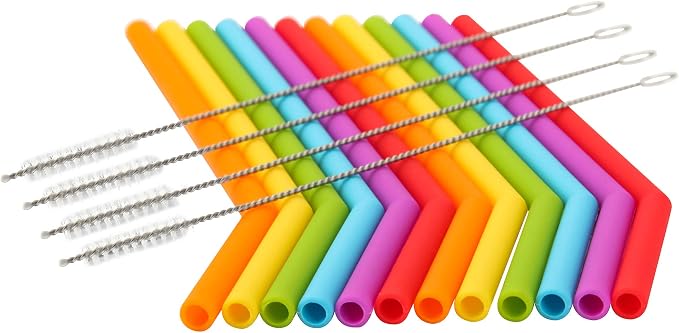 Reusable Silicone Straws for Toddlers & Kids - Image 3